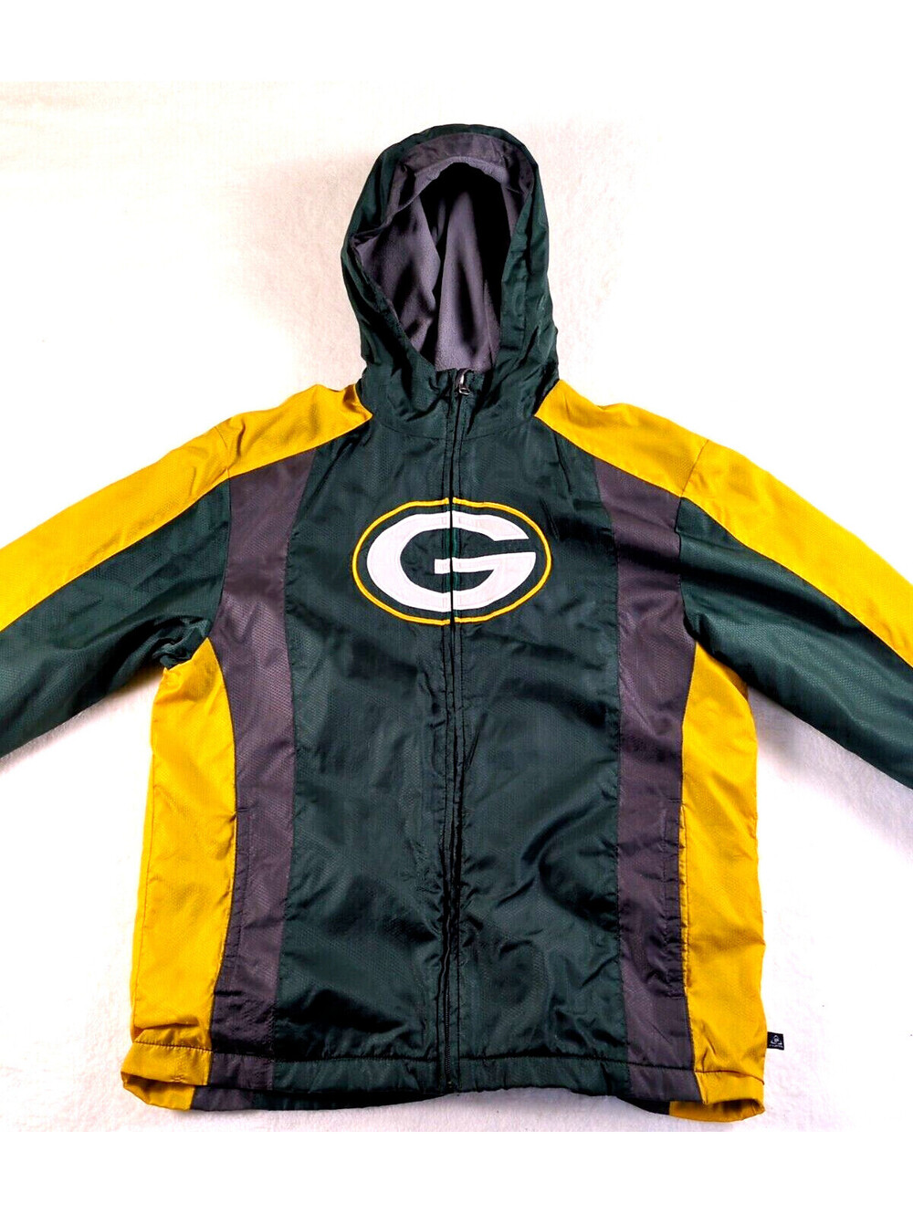 NFL Green Bay Packers Men’s Small Jacket Full Zip Lined Hooded NFL Team Apparel